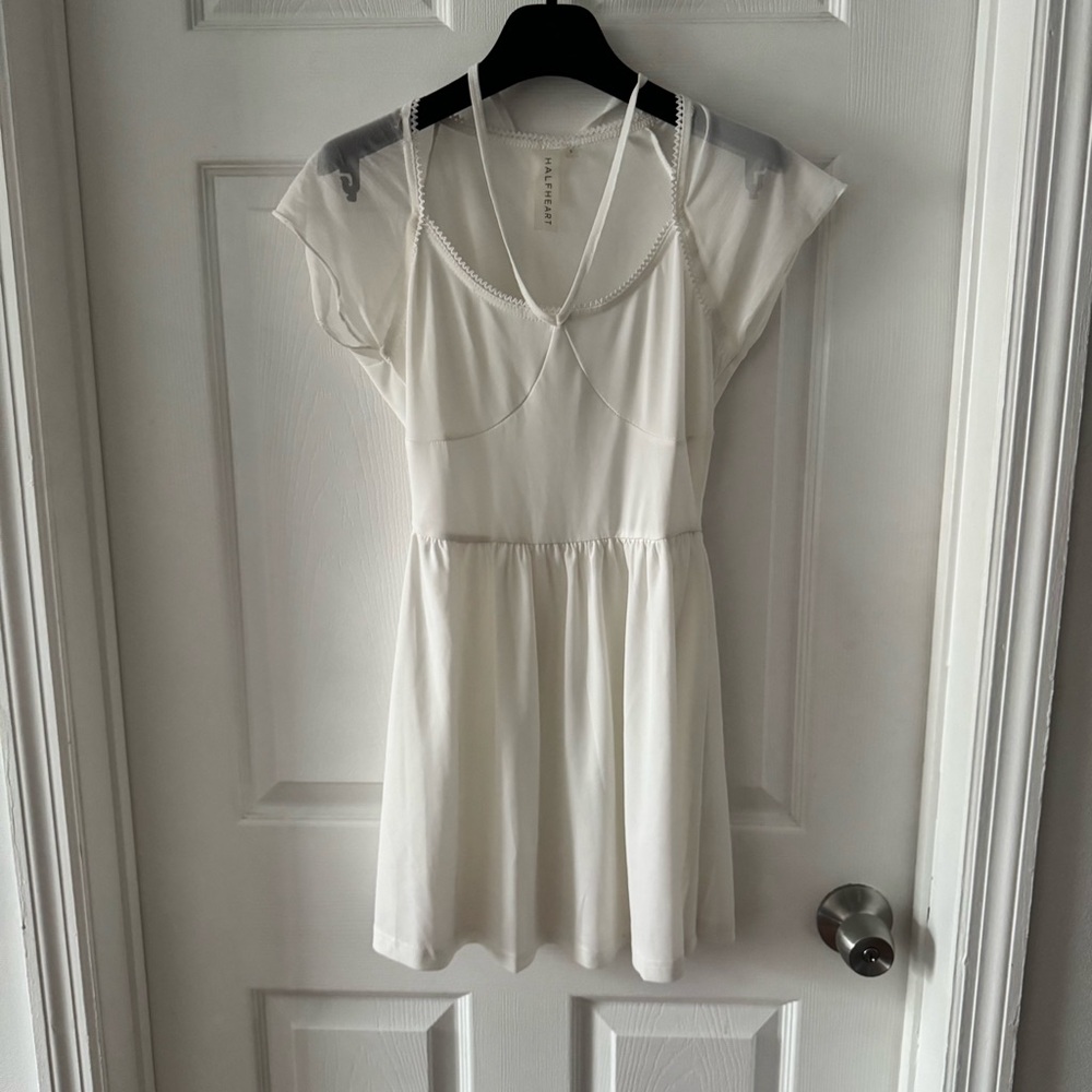 Dolls Kill - Ice Bad Idea Mini Dress (White)